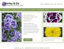 Tablet Screenshot of kerley.co.uk